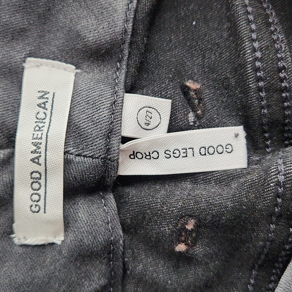 Good American Good Legs Crop High Rise Skinny Jeans - Picture 6 of 8